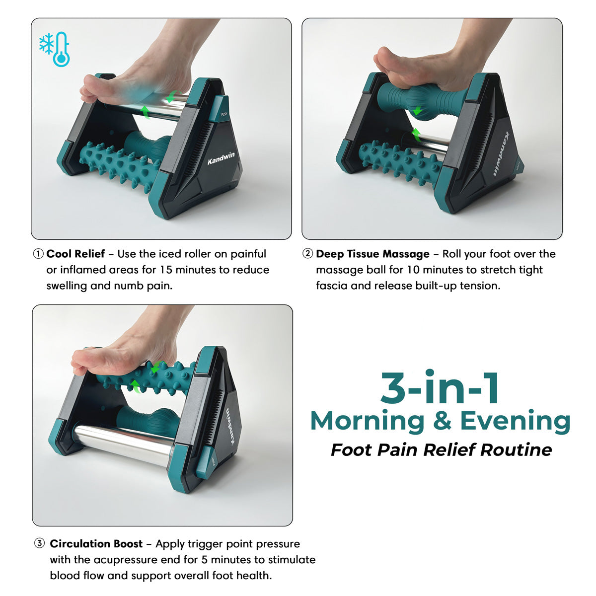 Enduron™ 3-in-1 Foot Massager